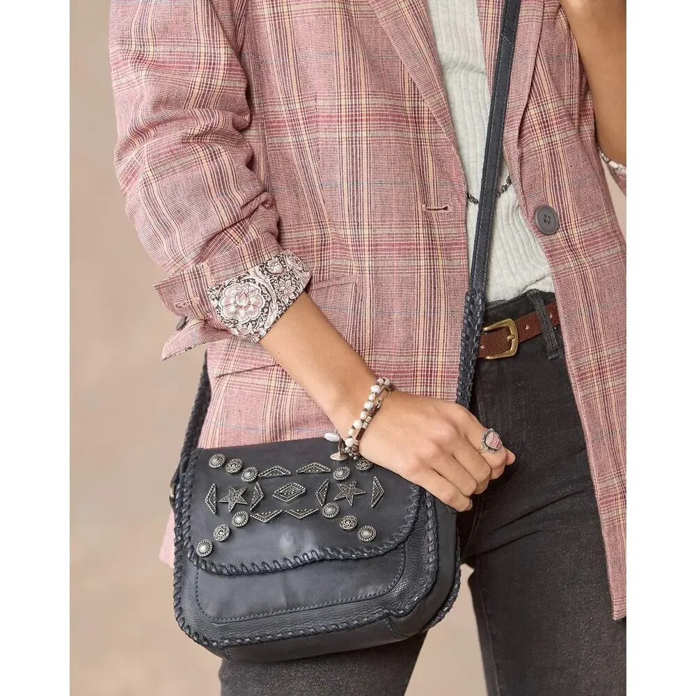 NWOT Karma of Charme Champara leather Crossbody bag - Picture 4 of 16